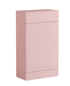 490mm Back to Wall WC Unit Cistern Tank Holder in Pink Matt