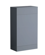 490mm Back to Wall WC Unit Cistern Tank Holder in Mid Grey