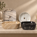 Round or Oval shape countertop basin