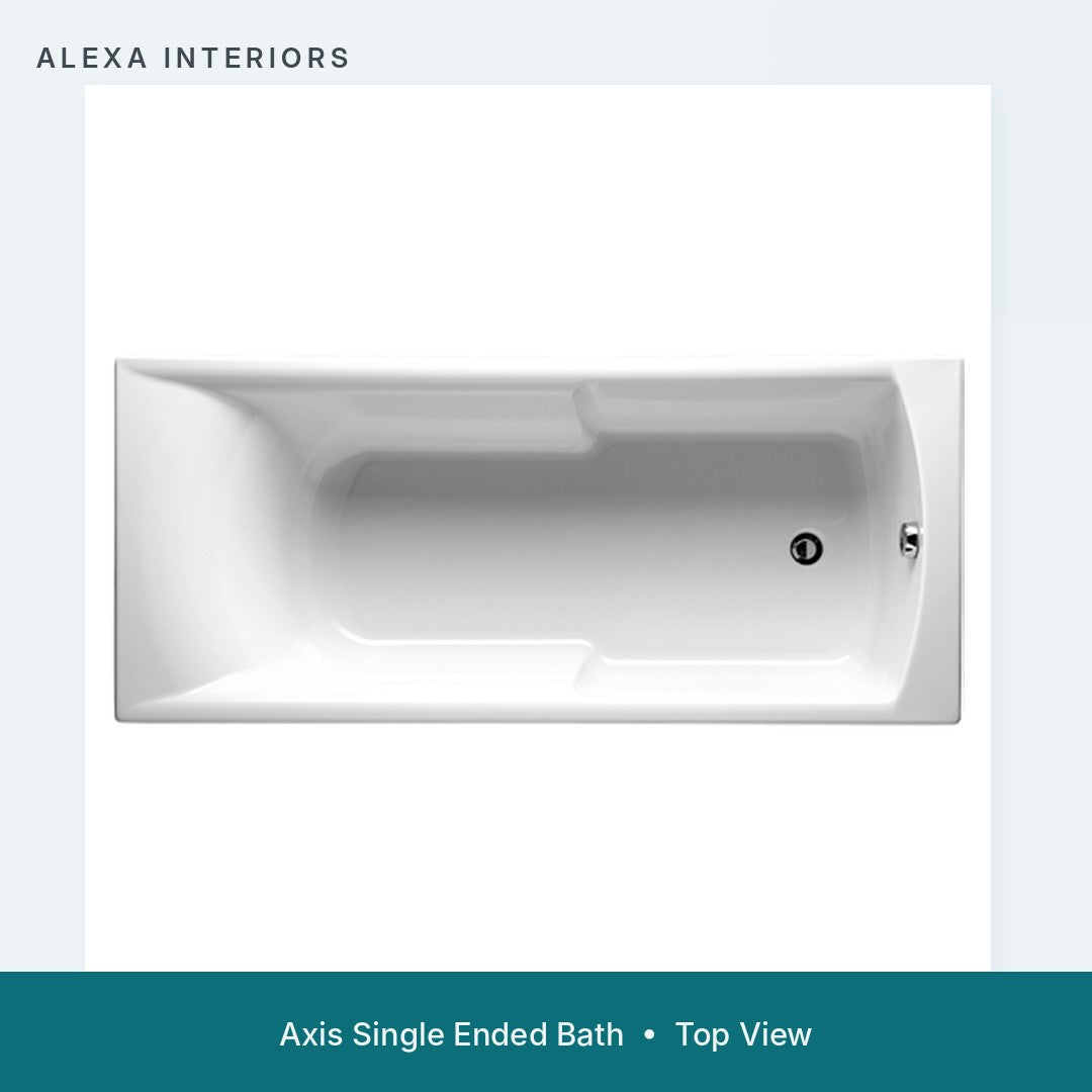 Alexa Axis Single Ended Bath - Top View