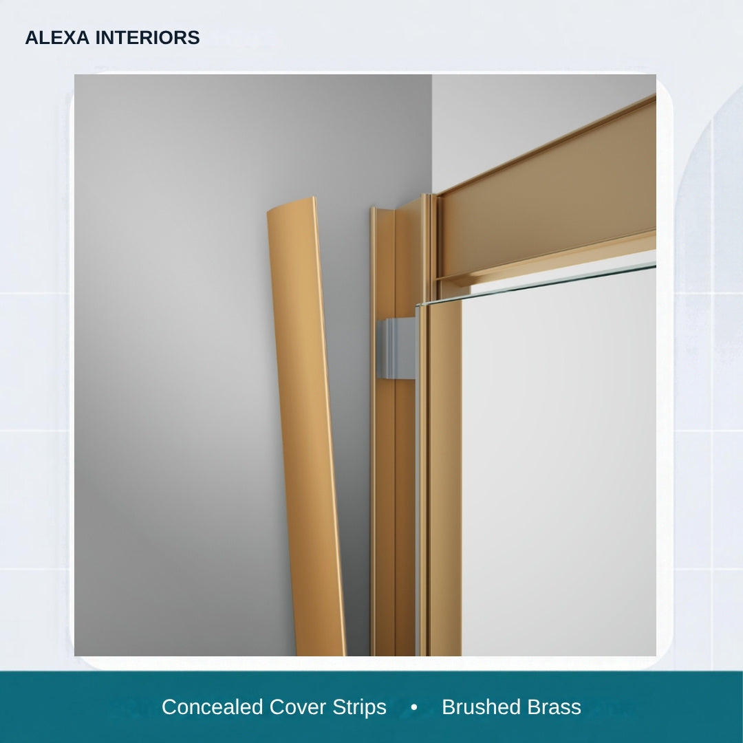Alexa Interiors concealed cover strips brushed brass