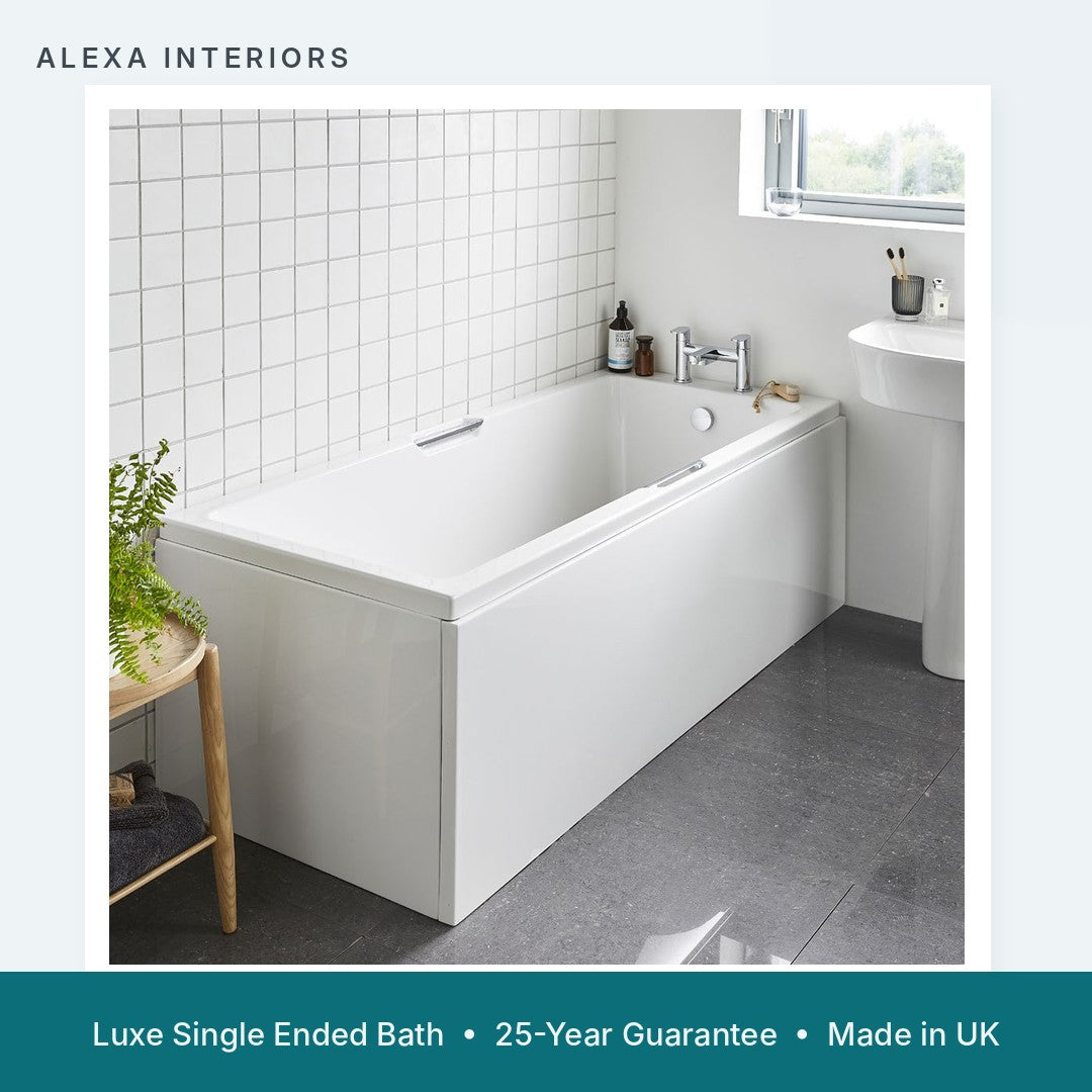 Alexa Luxe Single Ended Bath - 25-Year Guarantee - Made in UK