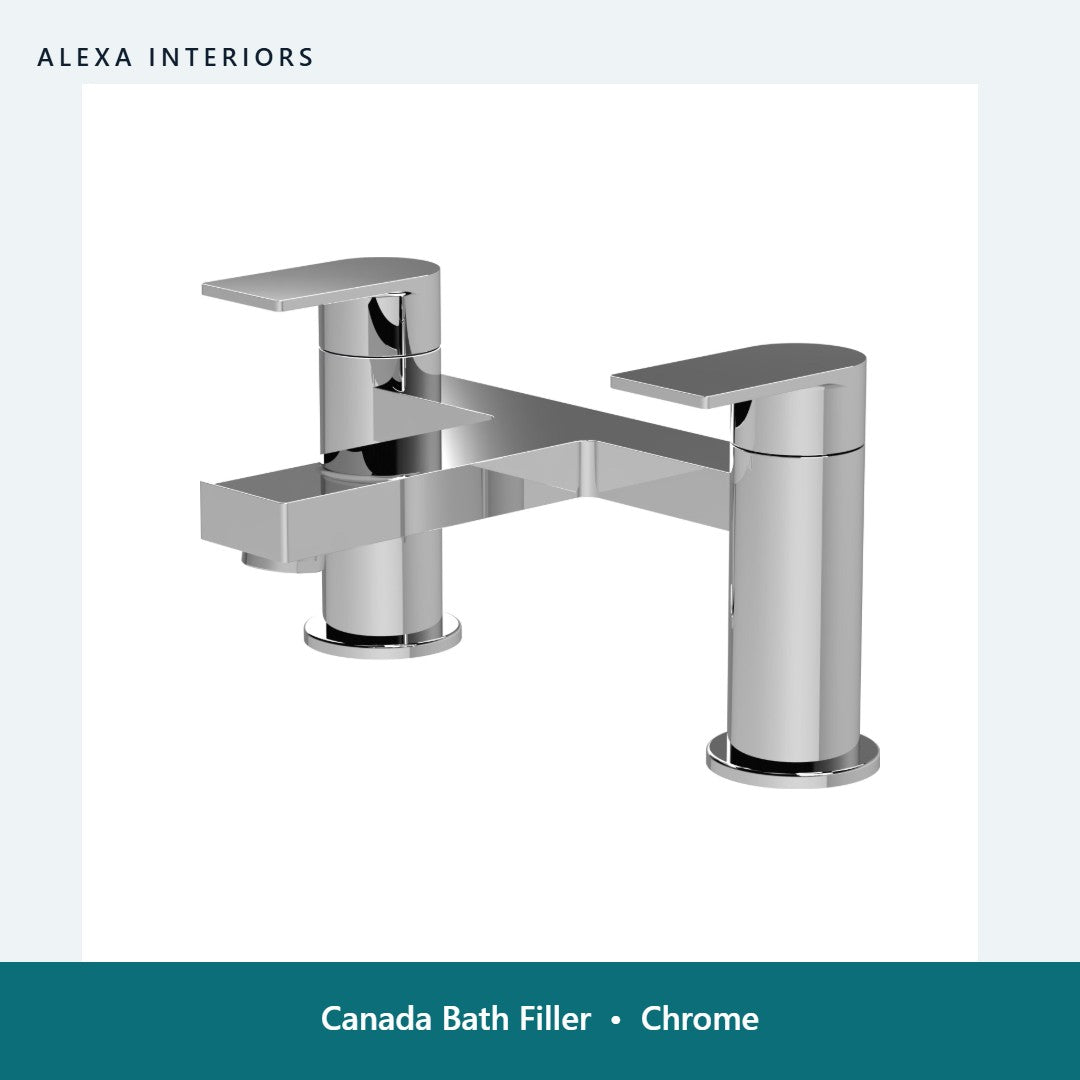 Canada Bath Filler in Chrome