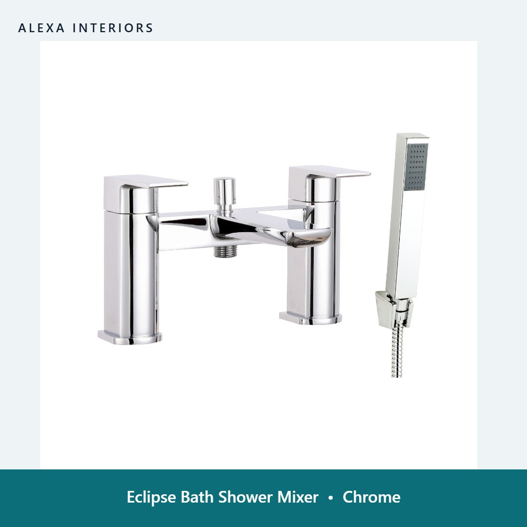 Eclipse Bath Shower Mixer in Chrome