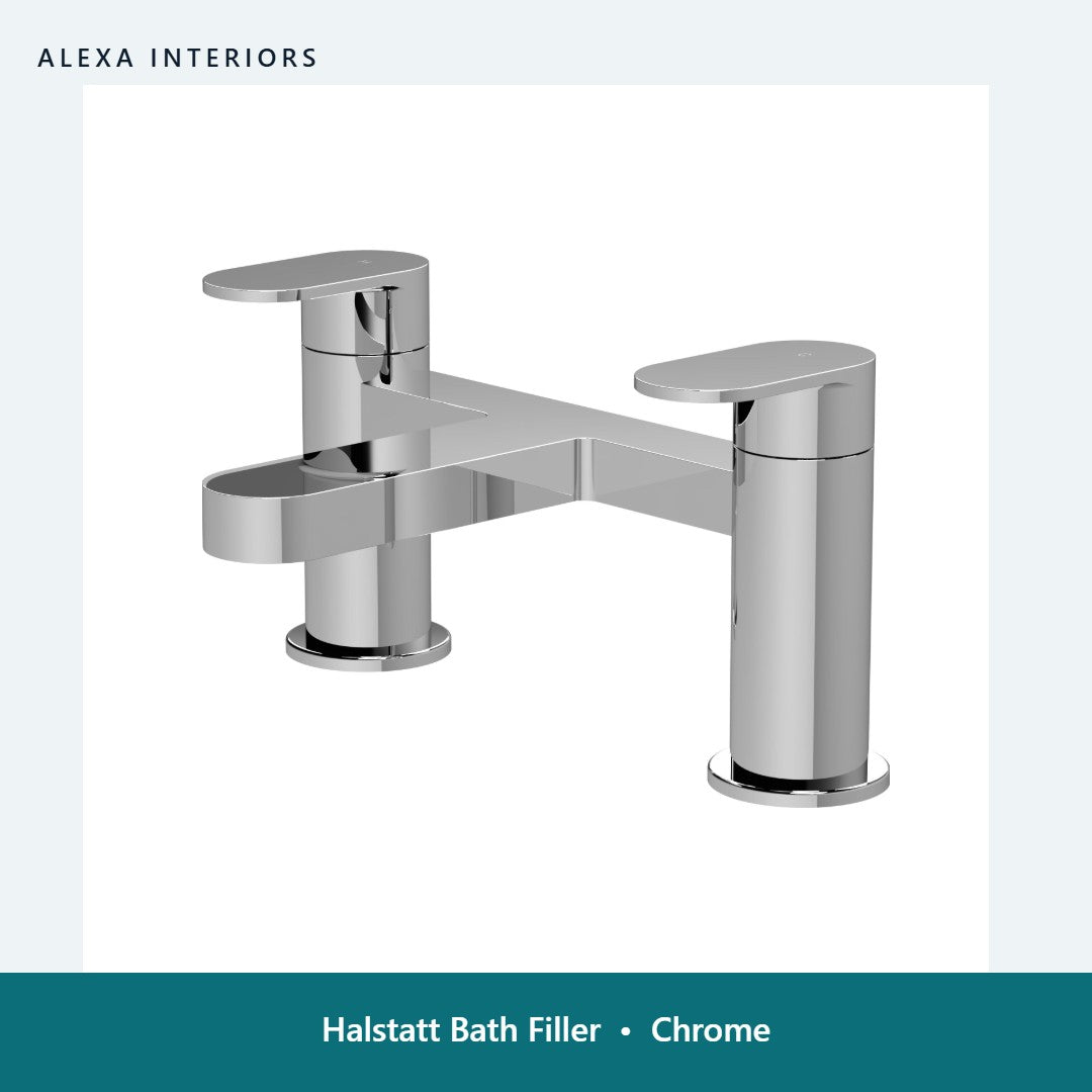 Halstatt Bath Filler in Chrome