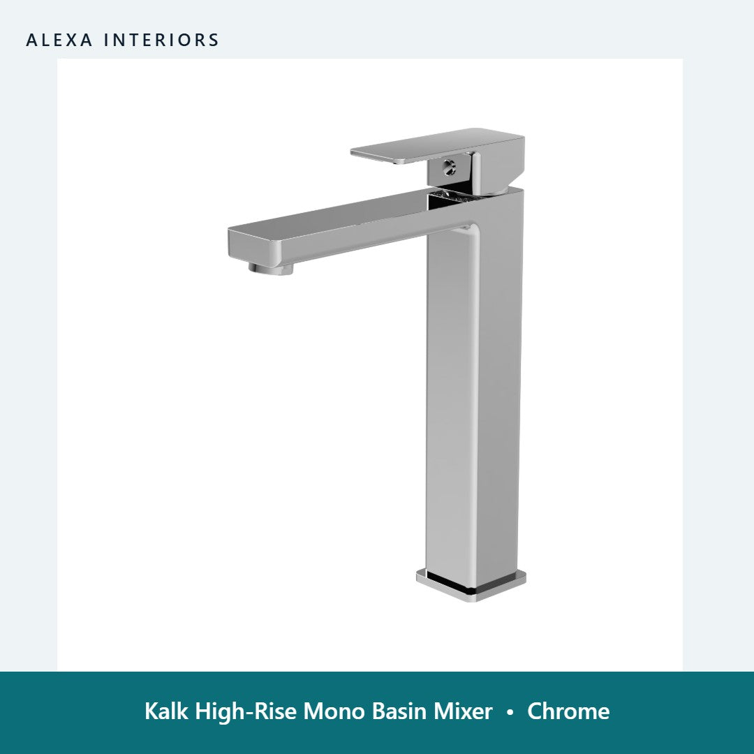 Kalk High-Rise Mono Basin Mixer in Chrome