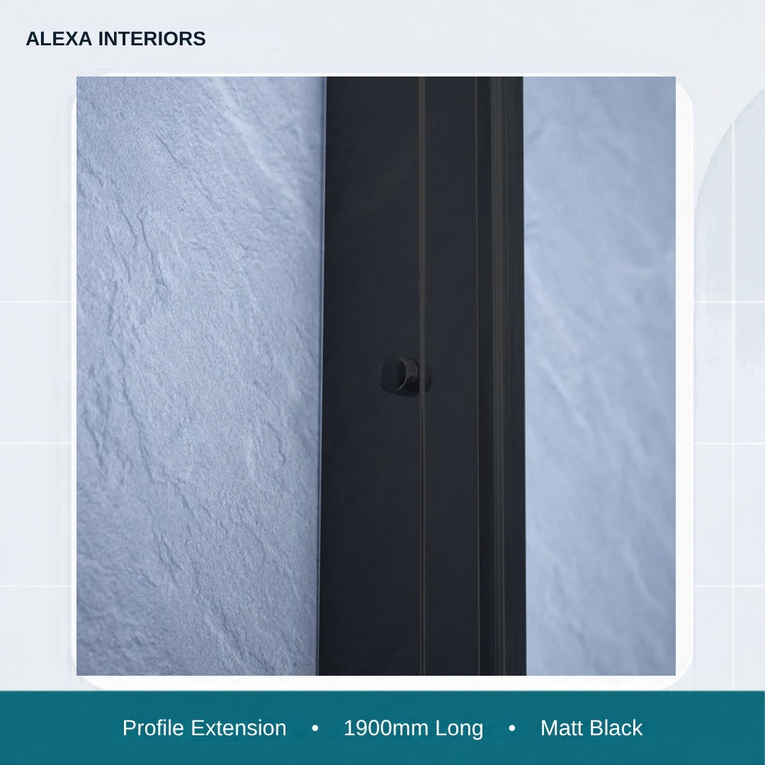 Alexa Interiors profile extension matt black
