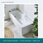 Alexa Proton Single Ended Bath - 25-Year Guarantee - Made in UK
