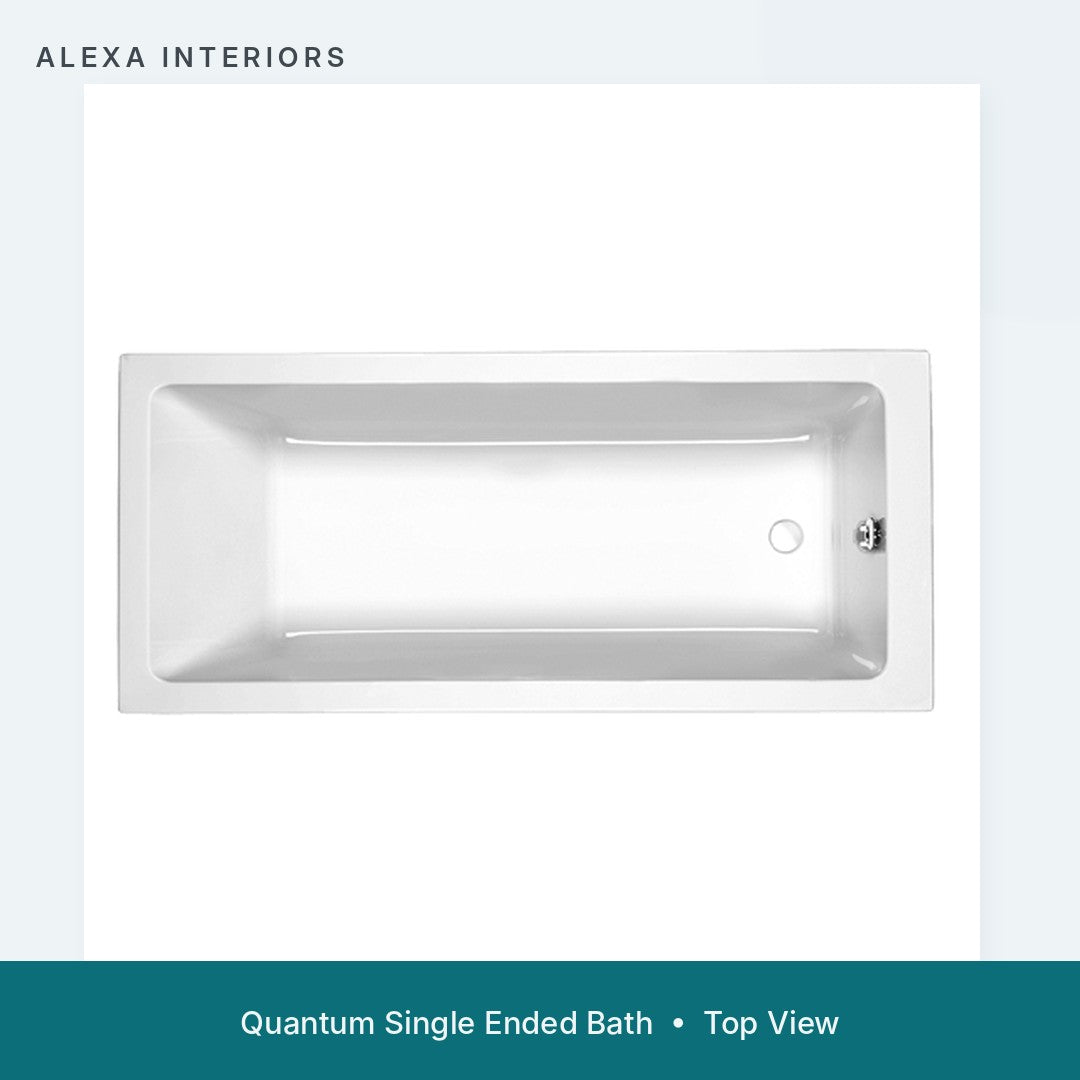 Alexa Quantum Single Ended Bath - Top View