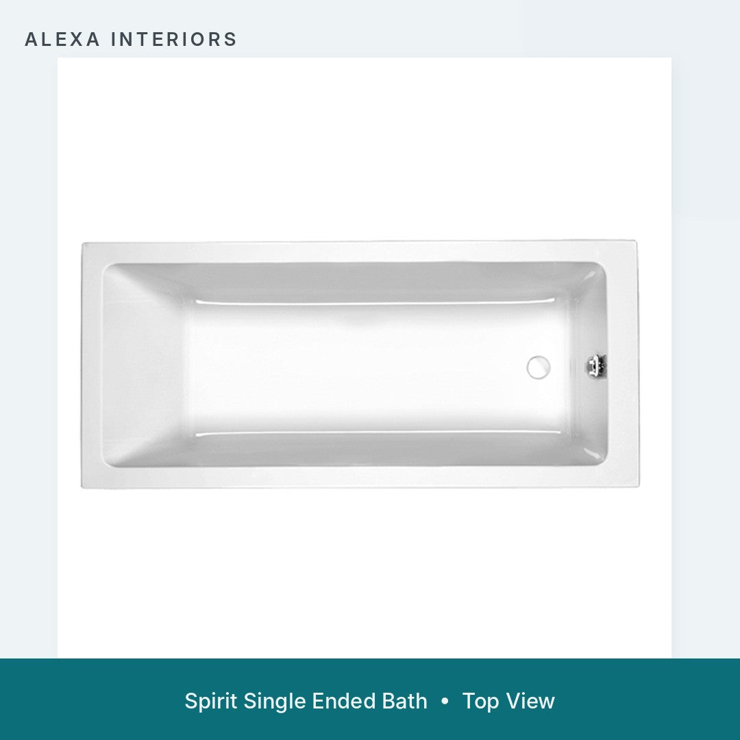 Alexa Spirit Single Ended Bath - Top View