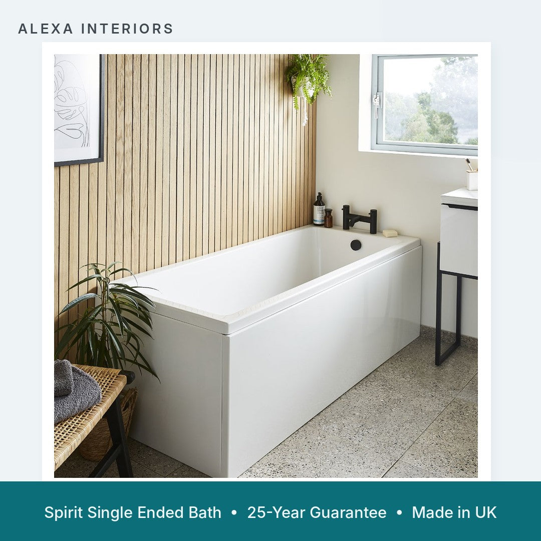 Alexa Spirit Single Ended Bath - 25-Year Guarantee - Made in UK