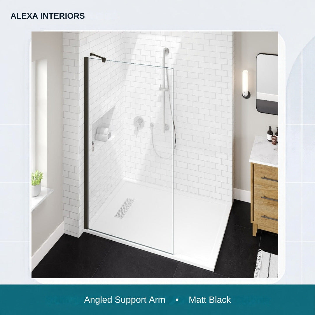 Alexa Angled Support Arm - Matt Black