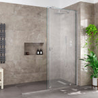 1000 mm x2000 mm x 8 mm Chrome Sliding Wetroom Panels