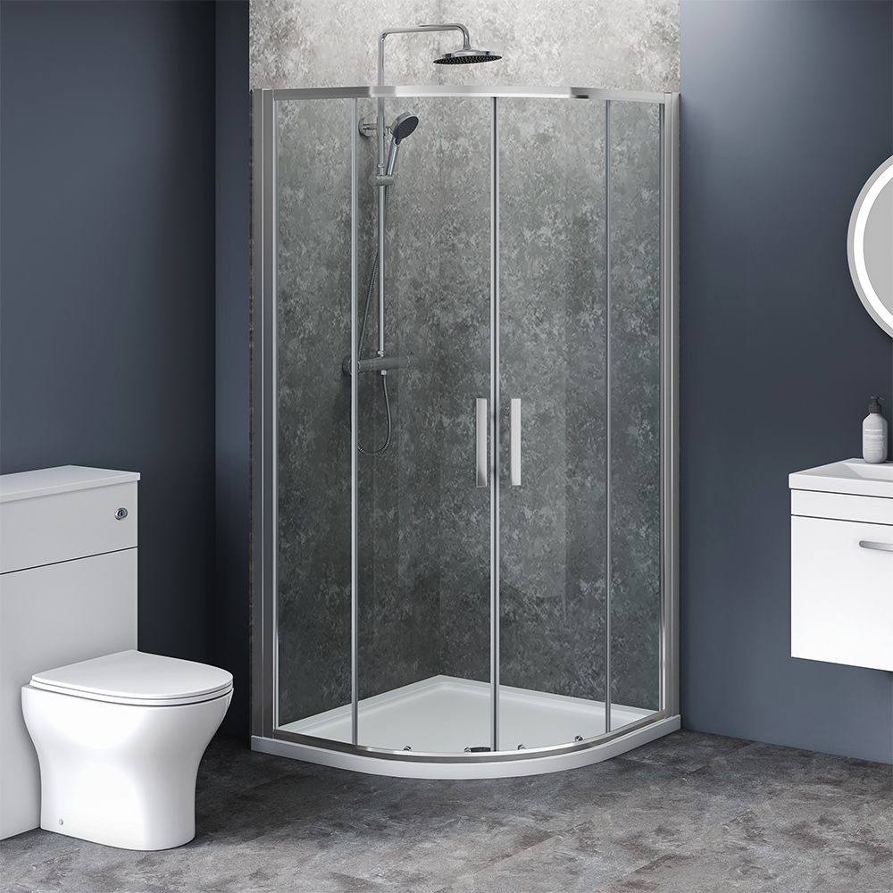 6mm Quadrant Shower Enclosure 900mm x 900mm x 1850mm High
