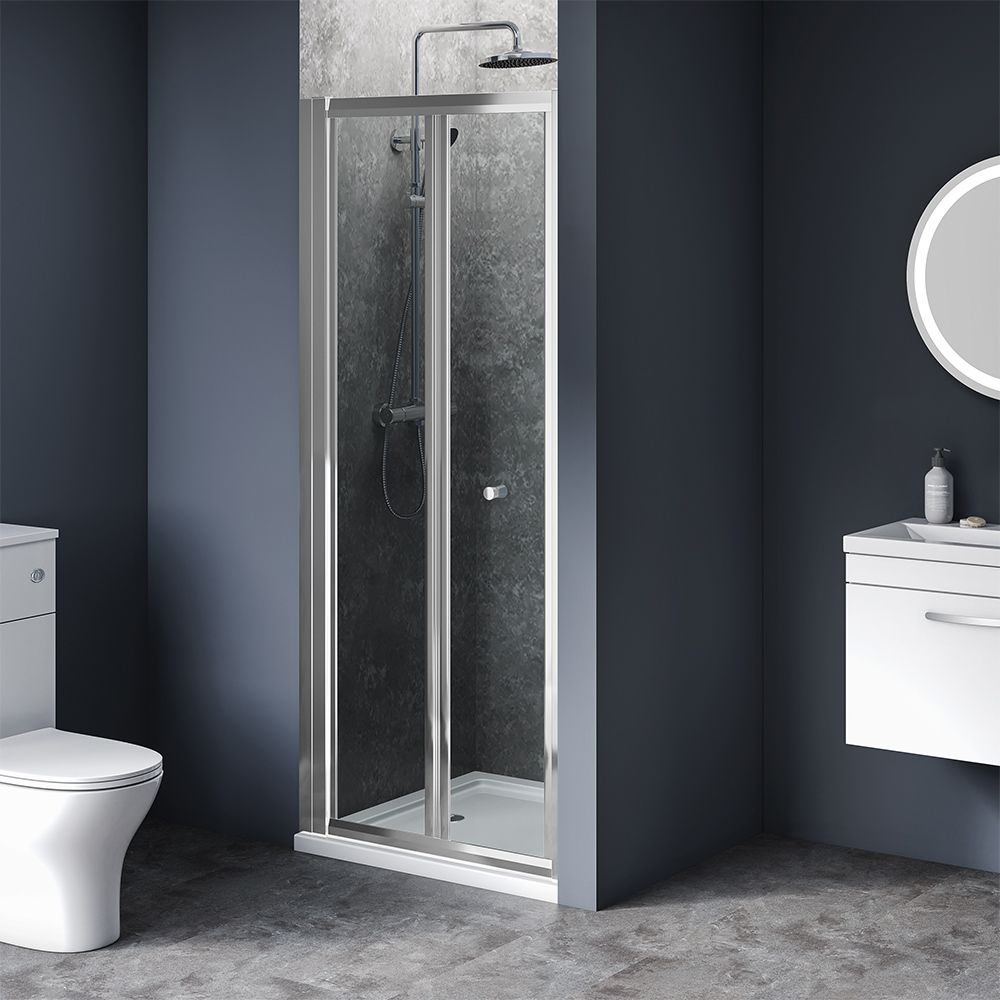 Alexa 6 mm  Bifold Shower Door 600mm x 1850mm High