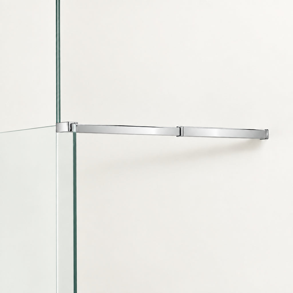 Alexa 8mm Wetroom Support Bar / Arm - Matt Black 1000mm