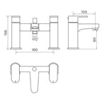 Archway Bath Shower Mixer