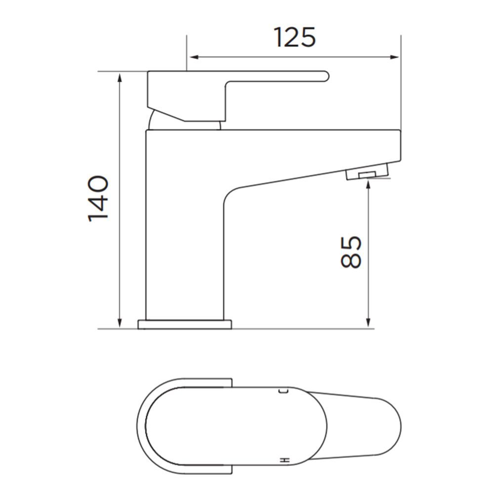 Archway Basin Mixer Tap