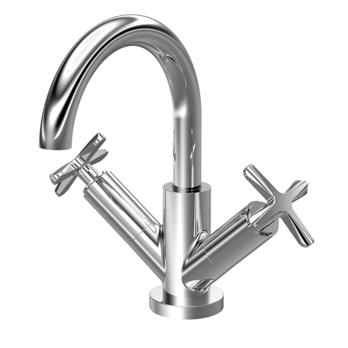 Chrome Euston Basin Mixer Tap Including Free Waste