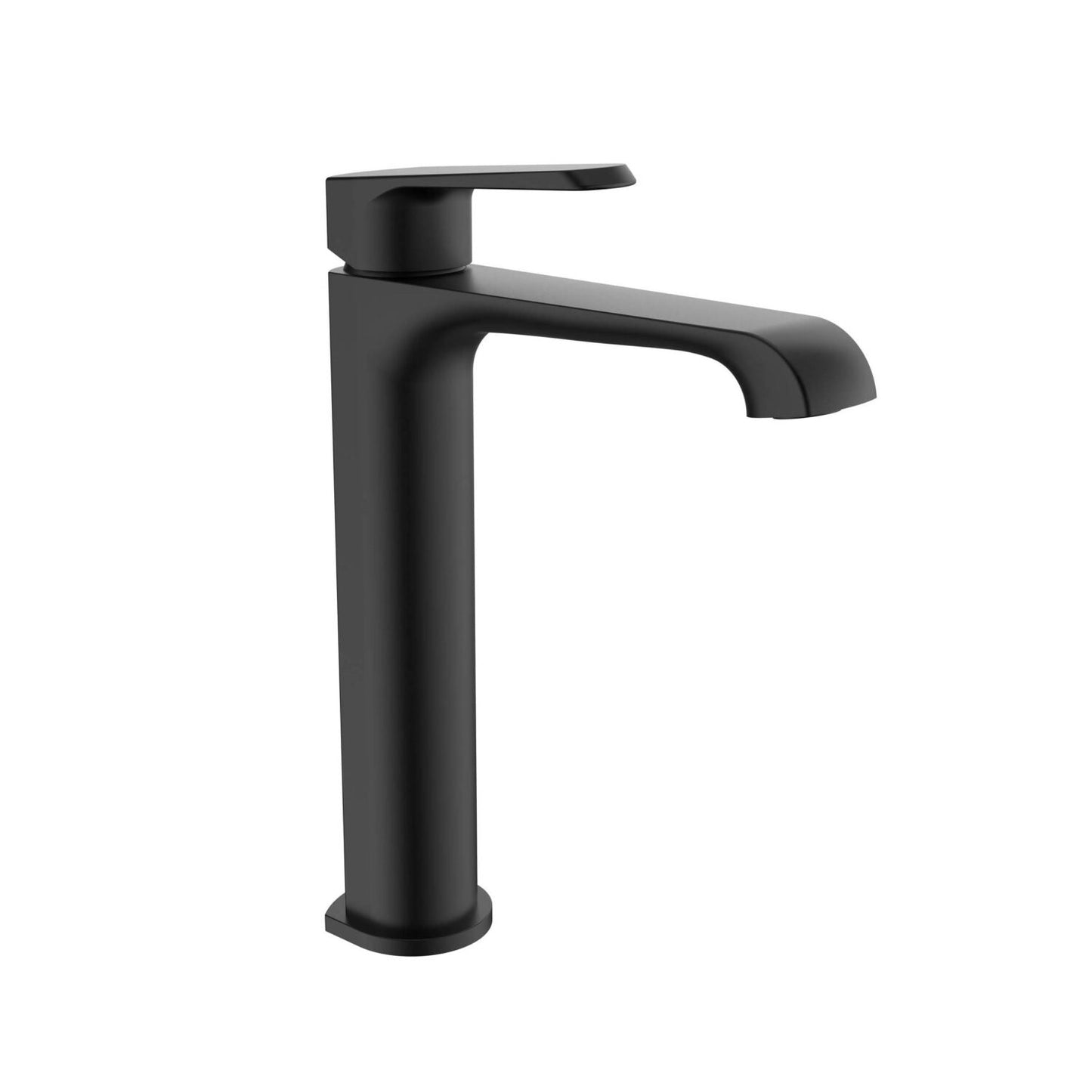 Nevada Tall Mono Basin Mixer Tap Black Matt