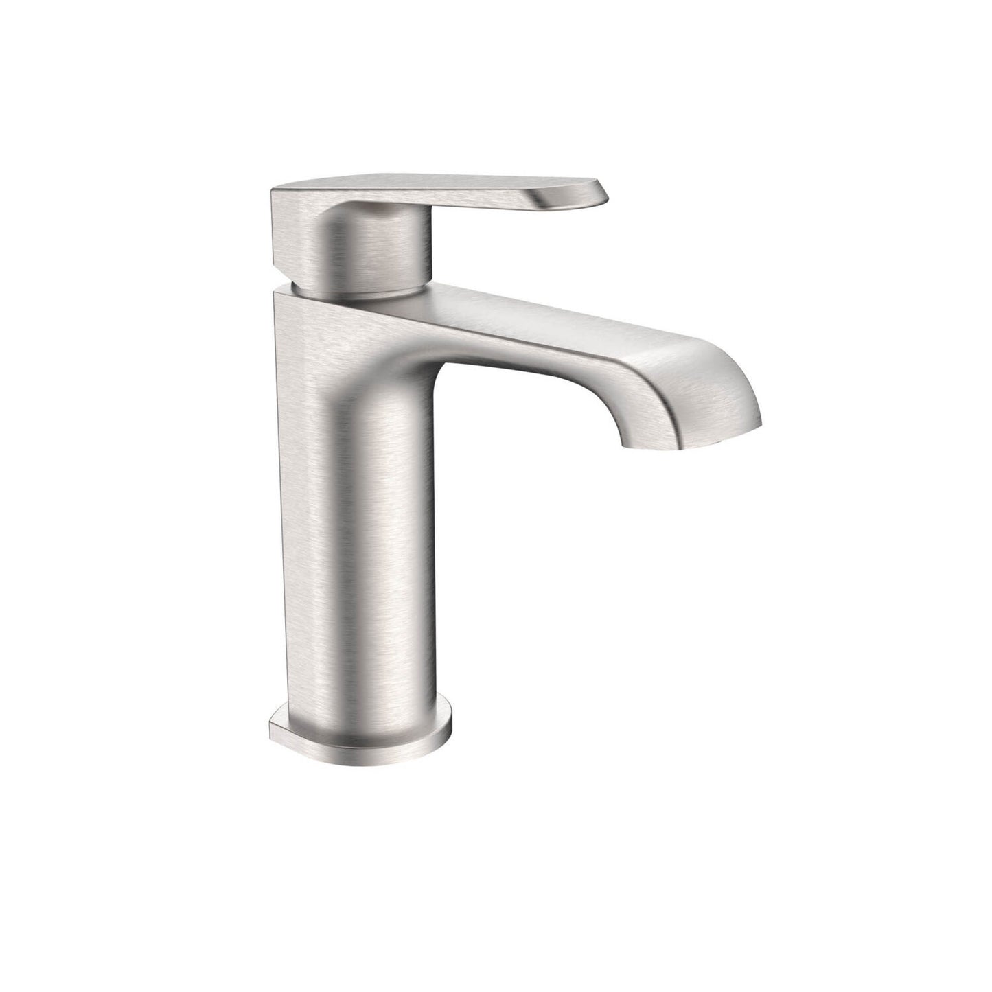 Nevada Mini Brushed Nickel Finish Basin Mixer Tap
