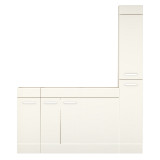 Fitted Furniture Combination A Creamy White Colour