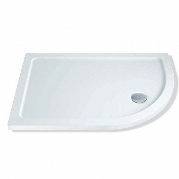 1200 mm x800 mm Eco-Stone Offset Quadrant Right Hand Shower Tray