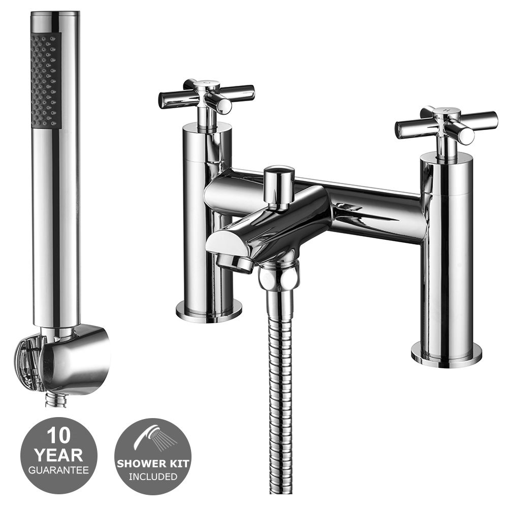 Euston Basin Mixer and Bath Shower Mixer Tap set