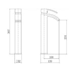 Farrington Basin Mixer Tap and Bath Taps Set