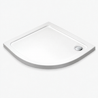 Low Profile Quadrant Shower Tray - White