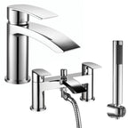 Fairview Basin Mixer Tap set with Bath Shower Mixer