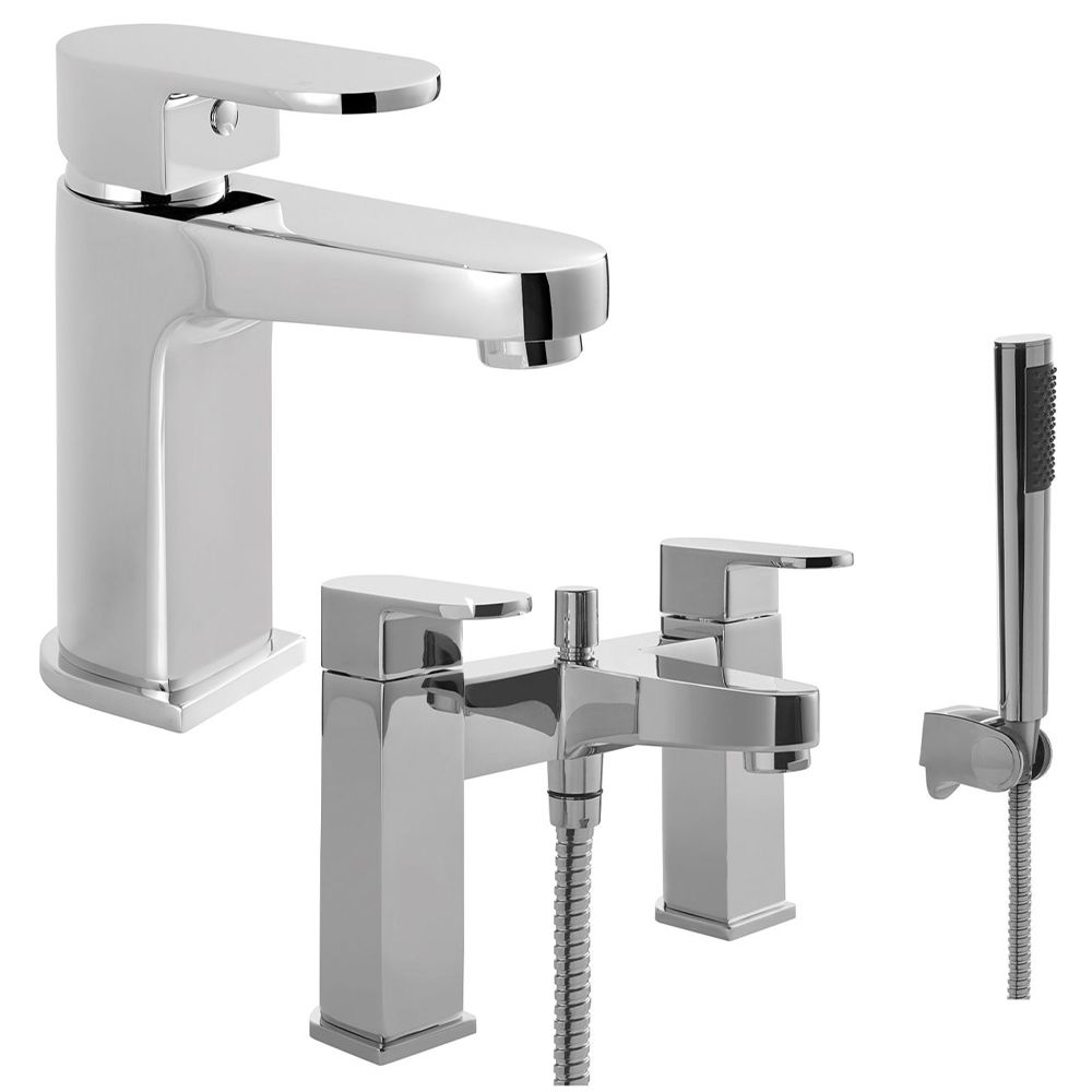 Archway Basin Mixer Tap & Bath Shower Mixer set