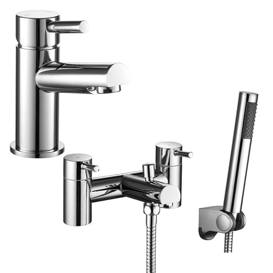 Clapham Set Basin Mixer Tap & Bath Shower Mixer
