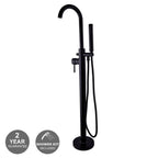 Clapham Black Matt Freestanding Bath Filler