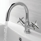 Chrome Euston Basin Mixer Tap Including Free Waste