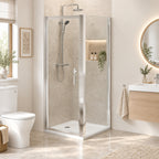 Alexa 6mm Pivot Shower Door 800mm x 1850mm High