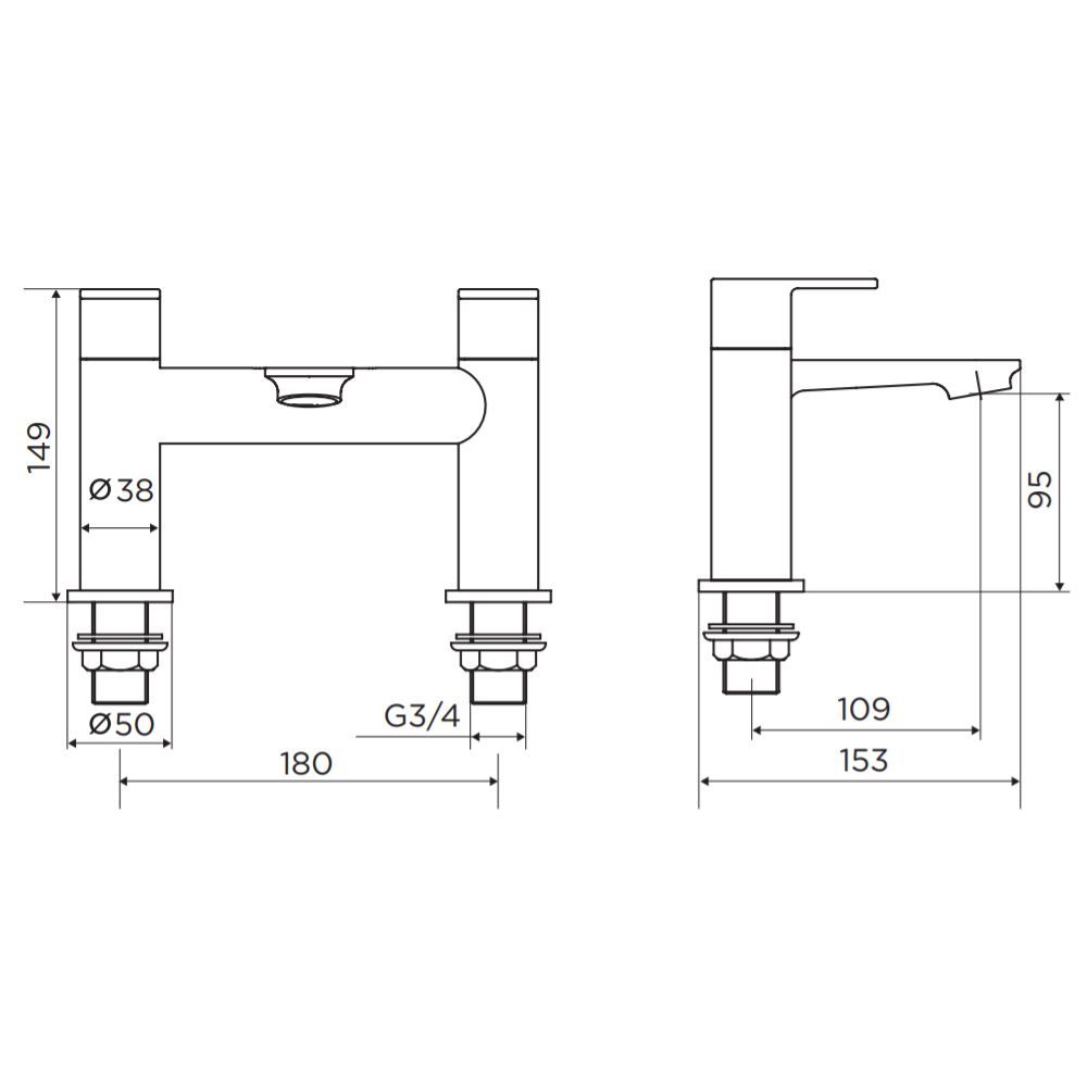 Preston bath filler