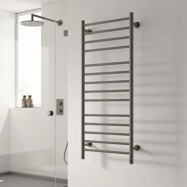 Arnage Electric Heated Towel Rail Bathroom Radiator Gold Black Chrome