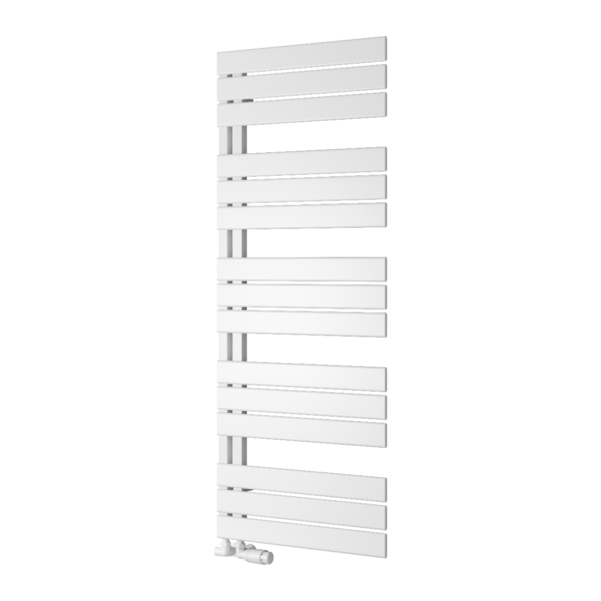 Carpena Black  White Anthracite Matt Heated Towel Rail Bathroom Radiator
