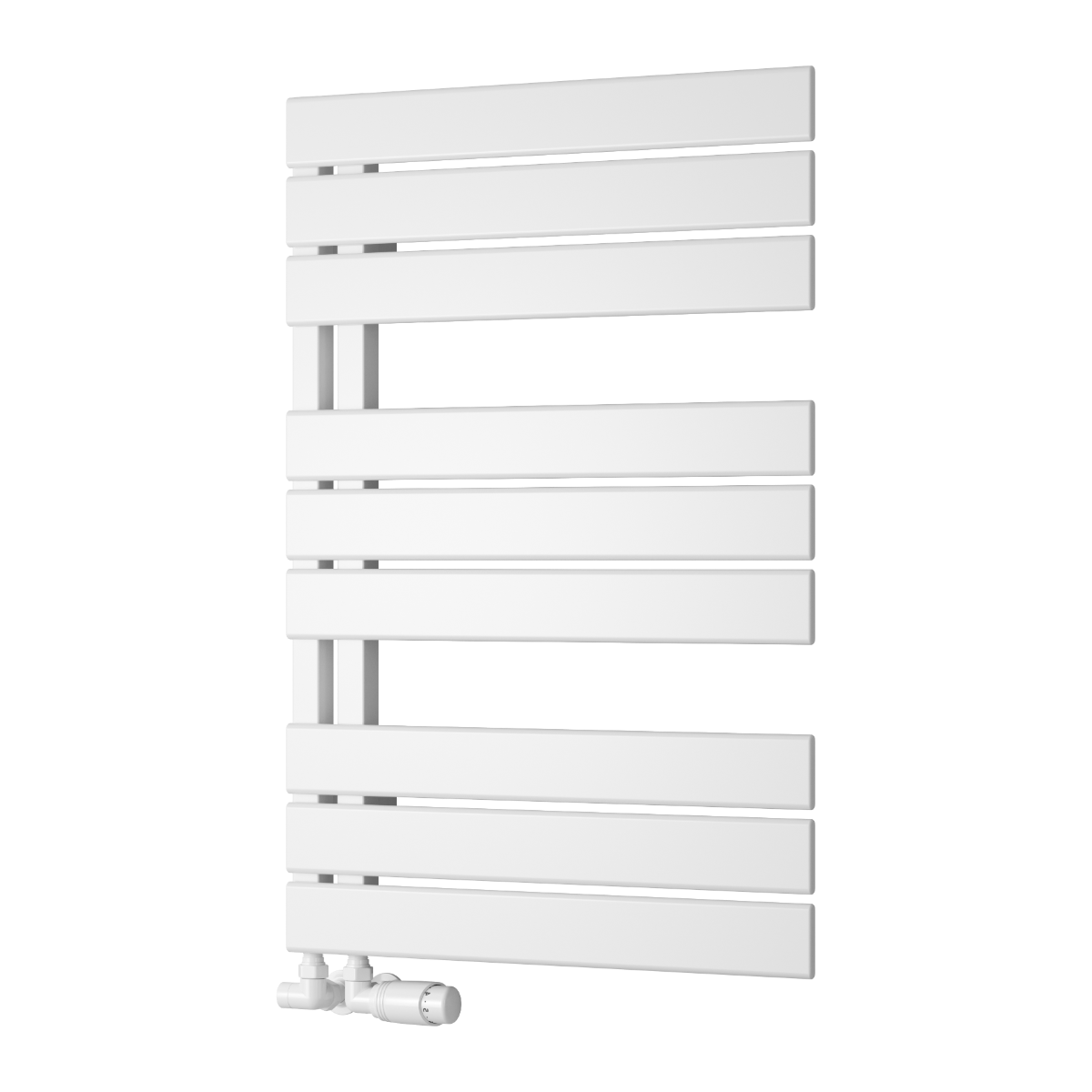 Carpena Black  White Anthracite Matt Heated Towel Rail Bathroom Radiator