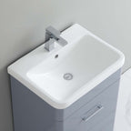 600mm Curved Vanity Basin